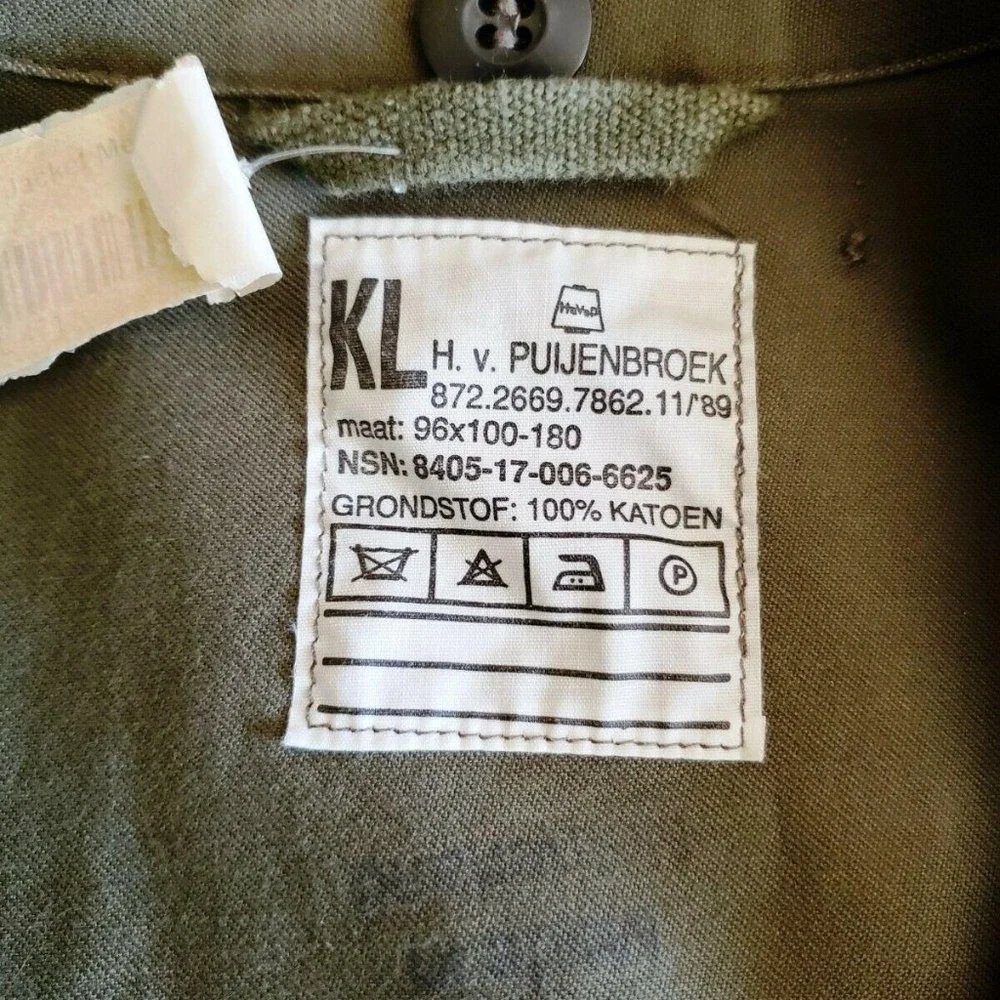 Vintage 1980's H.v.Puijennbroek NATO Military Fiel‎